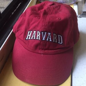 Red Harvard University Cap